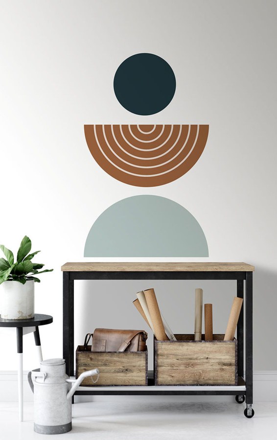 Předklížená variabilní dekorace na zeď Předklížená variabilní dekorace na zeď